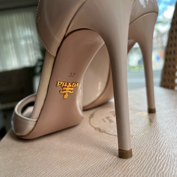 Prada blush heels size 37 from shop in Florence - Picture 1 of 13